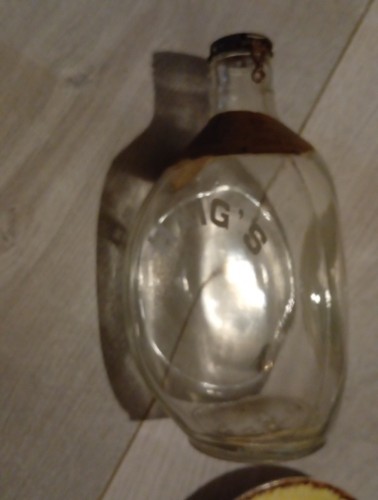 Hairs whiskey bottle reused - hairs,