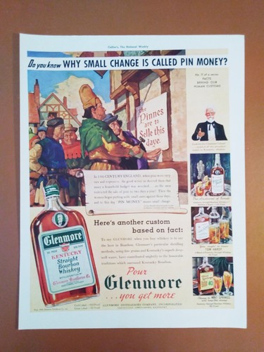 1939 glenmore bourbon whiskey - 1939,