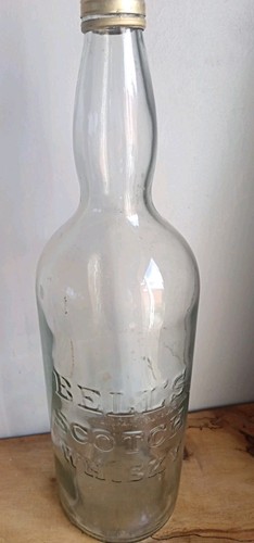 Vintage embossed bells whisky - bells,