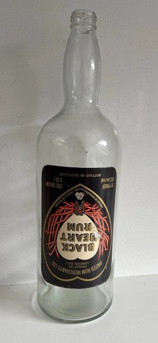 Black heart rum large - black, empty